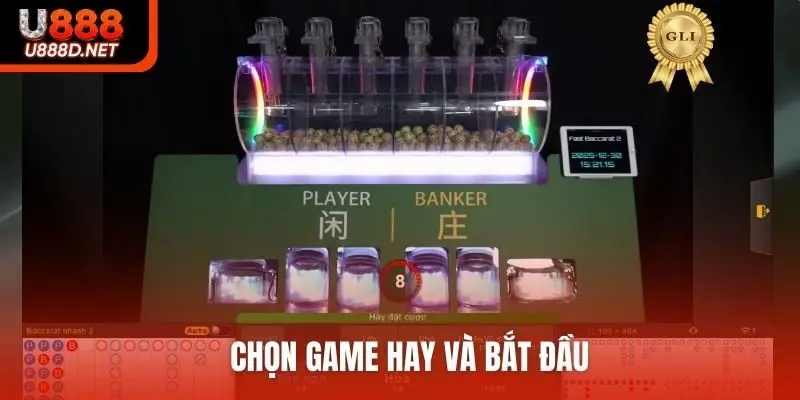 Chọn game hay và bắt đầu