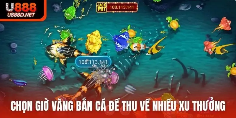 Chọn giờ vàng bắn cá để thu về nhiều xu thưởng hơn