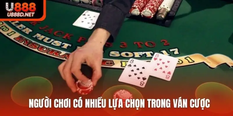 Người chơi có nhiều lựa chọn trong ván cược