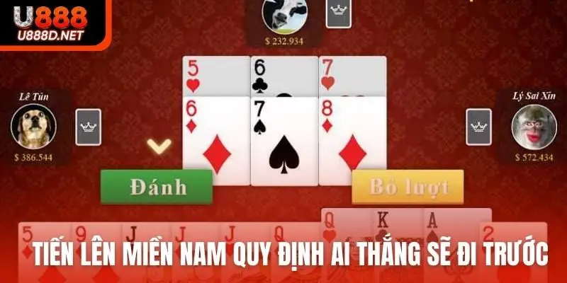 Tiến lên miền Nam quy định ai thắng sẽ đi trước